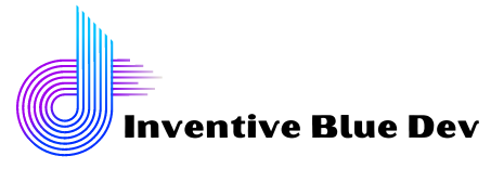 Inventive blue Dev Logo